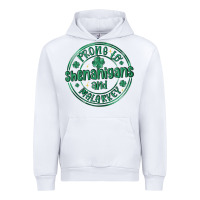 White prone to shenanigans and malarkey Urban Hoodie - MaliasSmallBusiness