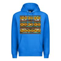 True Royal sunflowers leopard cowhide turquoise Premium Hoodie - BarkalooDesign
