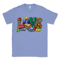Colony Blue love came down luke 2 11 Classic Tee - Zillion Design Studio