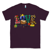 Plum love came down luke 2 11 Classic Tee - Zillion Design Studio