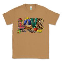 Toasted Coconut love came down luke 2 11 Classic Tee - Zillion Design Studio
