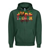 Sports Green juneteenth since 1865 with heart Zipper Hoodie - texasbilliewilder
