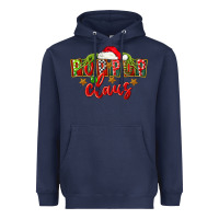 Navy christmas pop pop claus Heavyweight Hoodie - FaDigitalArtStudio