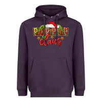 Plum christmas pop pop claus Heavyweight Hoodie - FaDigitalArtStudio