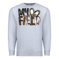 Heather Grey my is on that field Premium Sweatshirt - RacoonDesign