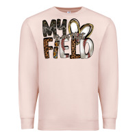 Pale Pink my is on that field Premium Sweatshirt - RacoonDesign