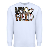 White my is on that field Premium Sweatshirt - RacoonDesign