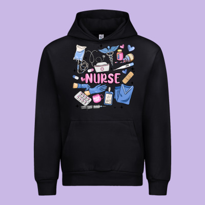Can't Talk Right Now Doing Nurse Stuff Urban Hoodie Designed By Maliassmallbusiness