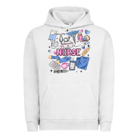 Pigment Lunar Rock can't talk right now doing nurse stuff Urban Hoodie - MaliasSmallBusiness