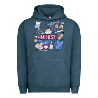 Pigment Midnight Navy can't talk right now doing nurse stuff Urban Hoodie - MaliasSmallBusiness