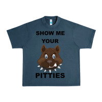 Midnight Navy Show Me Your Pitties Urban Heavy Tee - Bettercallsaul