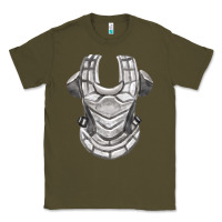 Army Green Chest Protector Fa Element Classic Tee - FaDigitalArtStudio
