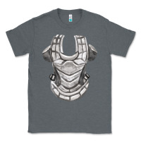 Charcoal Heather Chest Protector Fa Element Classic Tee - FaDigitalArtStudio