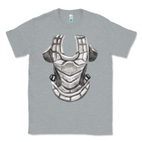 Heather Grey Chest Protector Fa Element Classic Tee - FaDigitalArtStudio