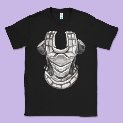 Chest Protector Fa Element Classic Tee Designed By Fadigitalartstudio