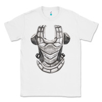 White Chest Protector Fa Element Classic Tee - FaDigitalArtStudio