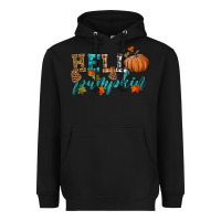 Black hello pumpkin Heavyweight Hoodie - HRA Design Shop