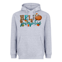 Heather Grey hello pumpkin Heavyweight Hoodie - HRA Design Shop