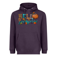 Plum hello pumpkin Heavyweight Hoodie - HRA Design Shop