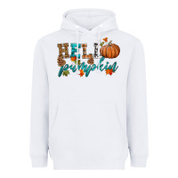 White hello pumpkin Heavyweight Hoodie - HRA Design Shop