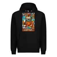 Black Western Farm Life Premium Hoodie - LillyAllenDesigns