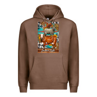Chestnut Western Farm Life Premium Hoodie - LillyAllenDesigns