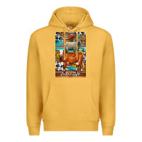 Mustard Western Farm Life Premium Hoodie - LillyAllenDesigns