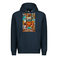 Navy Western Farm Life Premium Hoodie - LillyAllenDesigns