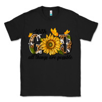 Black with god all things are possible Classic Tee - texasbilliewilder