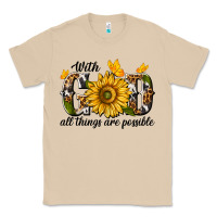 Mushroom with god all things are possible Classic Tee - texasbilliewilder