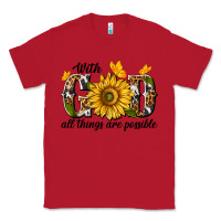 Red with god all things are possible Classic Tee - texasbilliewilder