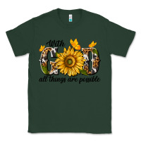 Sports Green with god all things are possible Classic Tee - texasbilliewilder