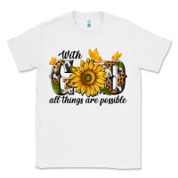 White with god all things are possible Classic Tee - texasbilliewilder