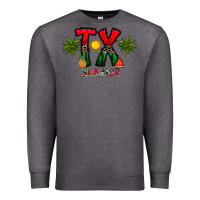 Charcoal Heather texas summer Premium Sweatshirt - CowhideDigitalArt
