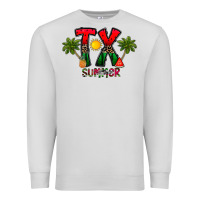 Dove Grey texas summer Premium Sweatshirt - CowhideDigitalArt