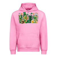 Fuchsia Pink st.patricks stanley Urban Hoodie - MaliasSmallBusiness