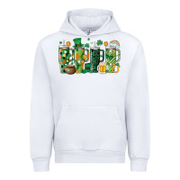 White st.patricks stanley Urban Hoodie - MaliasSmallBusiness
