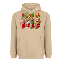 Mushroom christmas grandma Heavyweight Hoodie - FaDigitalArtStudio