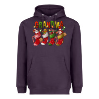 Plum christmas grandma Heavyweight Hoodie - FaDigitalArtStudio