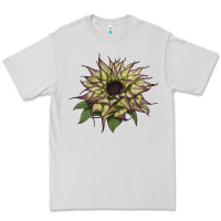 Dove Grey sun   fill purple sunflower Premium Tee - LillyAllenDesigns
