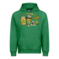 Emerald deink drank drunk st. patrick's day Urban Hoodie - MaliasSmallBusiness