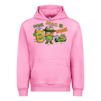 Fuchsia Pink deink drank drunk st. patrick's day Urban Hoodie - MaliasSmallBusiness