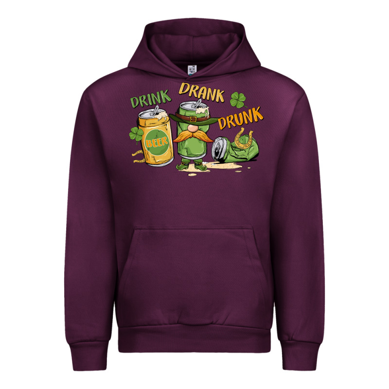 Deink Drank Drunk St. Patrick's Day Urban Hoodie by MaliasSmallBusiness | Teevron