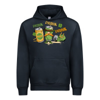 Navy deink drank drunk st. patrick's day Urban Hoodie - MaliasSmallBusiness