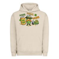 Pigment French Oak deink drank drunk st. patrick's day Urban Hoodie - MaliasSmallBusiness