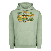 Pigment Oil Green deink drank drunk st. patrick's day Urban Hoodie - MaliasSmallBusiness