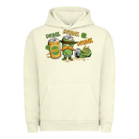 Pigment Pistachio deink drank drunk st. patrick's day Urban Hoodie - MaliasSmallBusiness