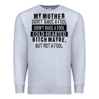 Heather Grey my mother black Premium Sweatshirt - RacoonDesign