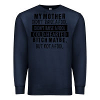 Navy my mother black Premium Sweatshirt - RacoonDesign
