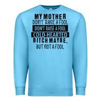 Ocean Blue my mother black Premium Sweatshirt - RacoonDesign
